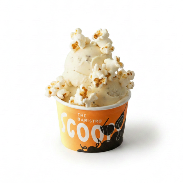 Popcorn Ice cream - آيس كريم الفشار