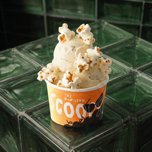 Popcorn Ice cream - آيس كريم الفشار